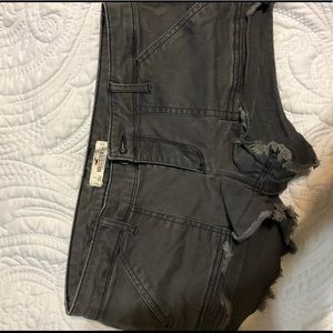 gray hollister shorts
